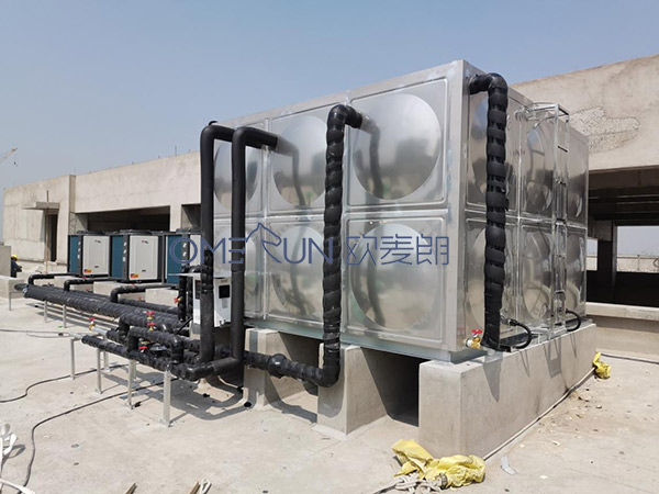 【商用空气能】中国制造2025产业园项目员工宿舍和食堂热水系统